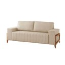 Ver imagem 5 de Sofá 2x3 Lugares Verona Meu Sofá Online A294 Linho Creme