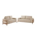 Ver imagem 3 de Sofá 2x3 Lugares Verona Meu Sofá Online A294 Linho Creme