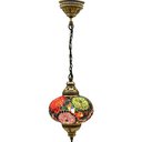 Ver imagem 1 de Lustre De Mosaico Turco Autêntico - Mix Color C7946