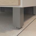 Ver imagem 6 de Gabinete de Banheiro 65cm sem Cuba Ref 690 Cewal - Branco/carvalho Berlin