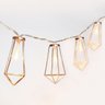 Luminária Cordão de Luz Rose Gold Cobre Geométrico - 1
