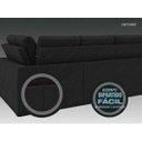 Ver imagem 6 de Sofá 4 Lugares Canto com Chaise Retrátil Miró Velosuede 2,16M (L)