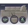 Sofá 4 Lugares Canto com Chaise Retrátil Jubileu Velosuede 2,16M (L) - 4