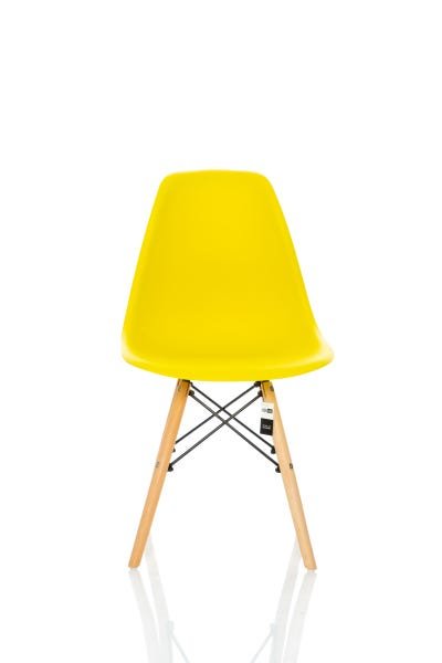 Cadeira Charles Eames Eiffel Dsw Amarela - 3