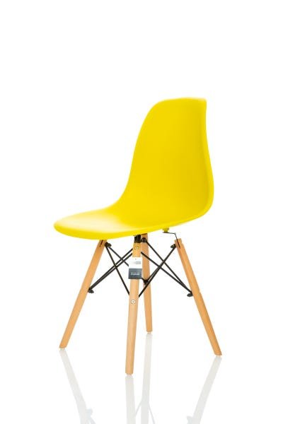Cadeira Charles Eames Eiffel Dsw Amarela - 1