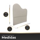Ver imagem 6 de Cabeceira Casal Queen Estofada para Cama Box em Buclé