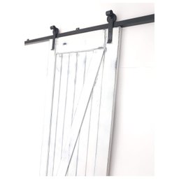 Porta de Correr Tipo Celeiro Z Vintage Goede Branco 110 x 220 cm - 5