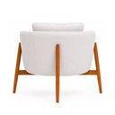 Ver imagem 7 de Poltrona Lume Courino Off White - Sallar Home