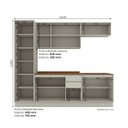 Ver imagem 4 de Cozinha Compacta 5 Peças 100% MDF Fineze Henn Areia e Cinamomo