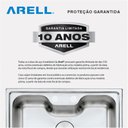 Ver mais imagens de Kit Cuba Gourmet Arell Kameel Inox Escovado Com Acessórios