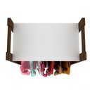 Ver imagem 4 de Conjunto Guarda Roupa Modulado Closet 4pçs Az2 Branco Nogal