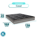 Ver imagem 5 de Cama Box Blindado Casal + Colchão D28 Conforto Paropas