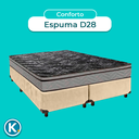 Ver imagem 4 de Cama Box Blindado Casal + Colchão D28 Conforto Paropas
