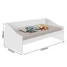 Bicama Solteiro Sofá Cama Karine Branco - 4