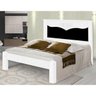 Cama de Casal Larissa JM Barreto Branco com Preto - 2