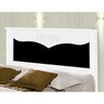 Cama de Casal Larissa JM Barreto Branco com Preto - 3