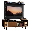 Ver imagem 2 de Rack Madesa Cancun com Pés e Painel para TV até 65 Polegadas Rustic/Preto 5ZD8 Cor:Rustic/Preto/Rust