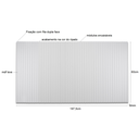 Ver imagem 4 de Cabeceira Ripada branca Cama King Modular 198x60 sem furos