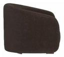 Ver imagem 3 de Kit 2 Poltronas Decorativa Estofada Recepção Lara Suede Marrom - Lm Decor