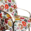 Ver imagem 3 de Poltrona decorativa estampada Grécia Cromado Suede Amassado BNB