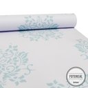 Ver imagem 2 de Saldão - Papel de Parede Arabesco Dubai Turquesa TaColado..