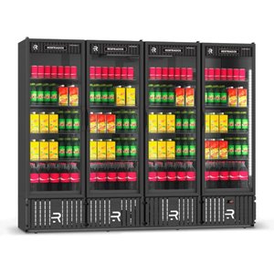 Visa Cooler Multiuso 4 Portas Preto/preto Vcm4p 220v - Refrimate