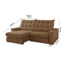 Ver imagem 3 de Sofá Livy Veludo 02 Módulos de 80cm B25cm Meu Sofá Online