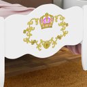Ver imagem 3 de Cama Solteiro Princesa Charlotte Adesivada Branca