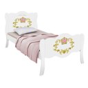 Ver imagem 1 de Cama Solteiro Princesa Charlotte Adesivada Branca