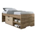 Ver imagem 2 de Cama Conect Com Gavetas - Atacama/Capuccino