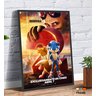 Quadro Pôster Filme Sonic 2 2022 60x90 - 2