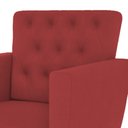 Ver imagem 3 de Kit 3 Poltronas Nina com Capitone - Vermelho