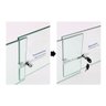 5 Fechadura Para Vitrine Freezer Trava Jacaré 140mm Cromada - 5