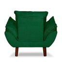 Ver imagem 3 de Mini Poltrona Cadeira Opala Infantil de Criança Suede Verde