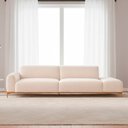 Ver imagem 1 de Sofá Unne 5 Lugares 300cm Terminal Esquerdo Boucle Off White - Sallar Home