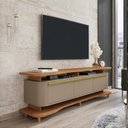 Ver imagem 6 de Rack Bancada TV 75 pol 180 cm Guarapari Fendi Freijo Bechara