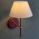 Ver imagem 3 de Kit 2 Arandelas Luminária de Parede Clássica Rose Gold com Cúpula Branco Ref 19