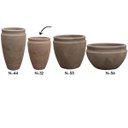 Ver imagem 3 de Vaso Antique Cilíndrico 32 (22l) Macchiato Japi