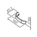 Ver imagem 3 de Fechadura Concept Interna 40mm Roseta Redonda Cromo Acetinado Rr1 413-40ci Cra Pado