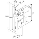 Ver imagem 2 de Fechadura Concept Interna 40mm Roseta Redonda Cromo Acetinado Rr1 413-40ci Cra Pado