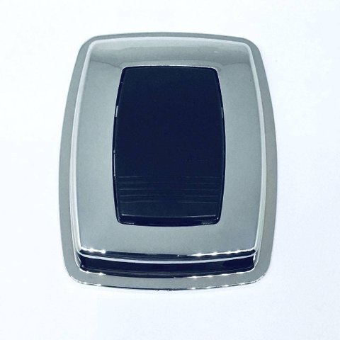 Acabamento em Abs cromado e preto para valvulas de descarga Cipla Original