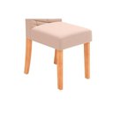 Ver imagem 4 de Conjunto: Mesa de Cozinha Celeste c/ Tampo Madeirado c/ Vidro Retangular 160x90cm e 6 Cadeiras Julia
