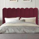 Ver imagem 1 de Cabeceira para Cama Box Casal 1,40 Cm Alanis - House Bordo