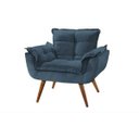 Ver imagem 1 de Poltrona Opala Azul Bic 1 Lugar Montanaris Decor