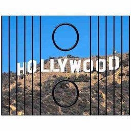 Esteira Bandeja Porta Copos Para Braço de Sofá Estampada – Hollywood - 2