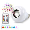 Ver imagem 1 de Lâmpada Led 12w E27 Rgb Colorida com Caixa de Som