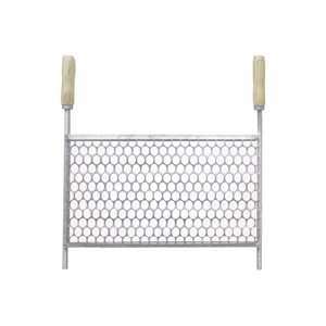 Grelha para Churrasqueira Moeda de Inox 50x25 Perfil Galvanizado