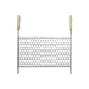 Ver imagem 1 de Grelha para Churrasqueira Moeda de Inox 50x25 Perfil Galvanizado