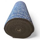 Ver imagem 6 de Tapete Passadeira Emborrachada Pvc Antiderrapante 0,65x4,00m Textura Azul Cinza
