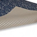 Ver imagem 5 de Tapete Passadeira Emborrachada Pvc Antiderrapante 0,65x4,00m Textura Azul Cinza
